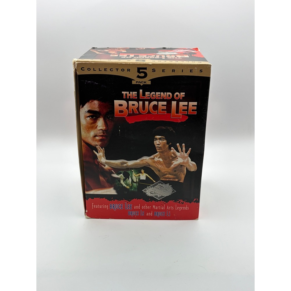 VTG Bruce Lee Collector's edition 5tape VHS 1997 analog vibes